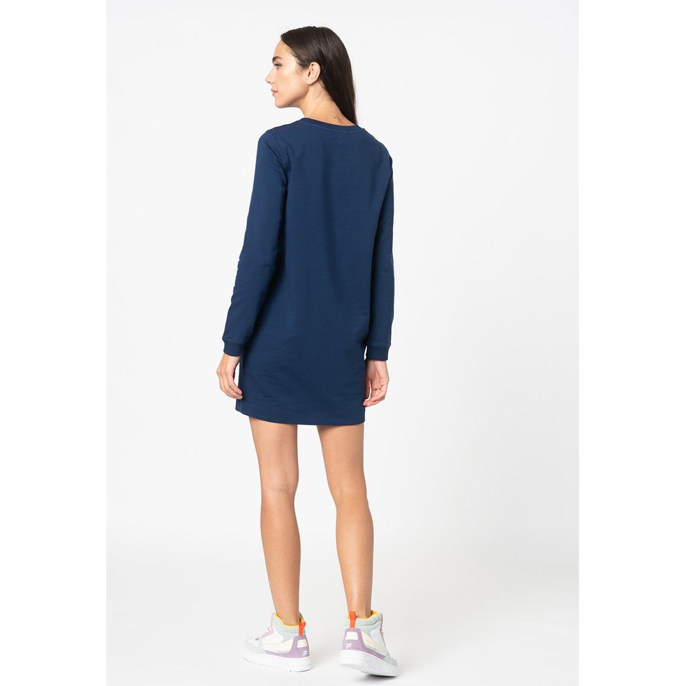 Robe en coton bleu Love Moschino pour femme