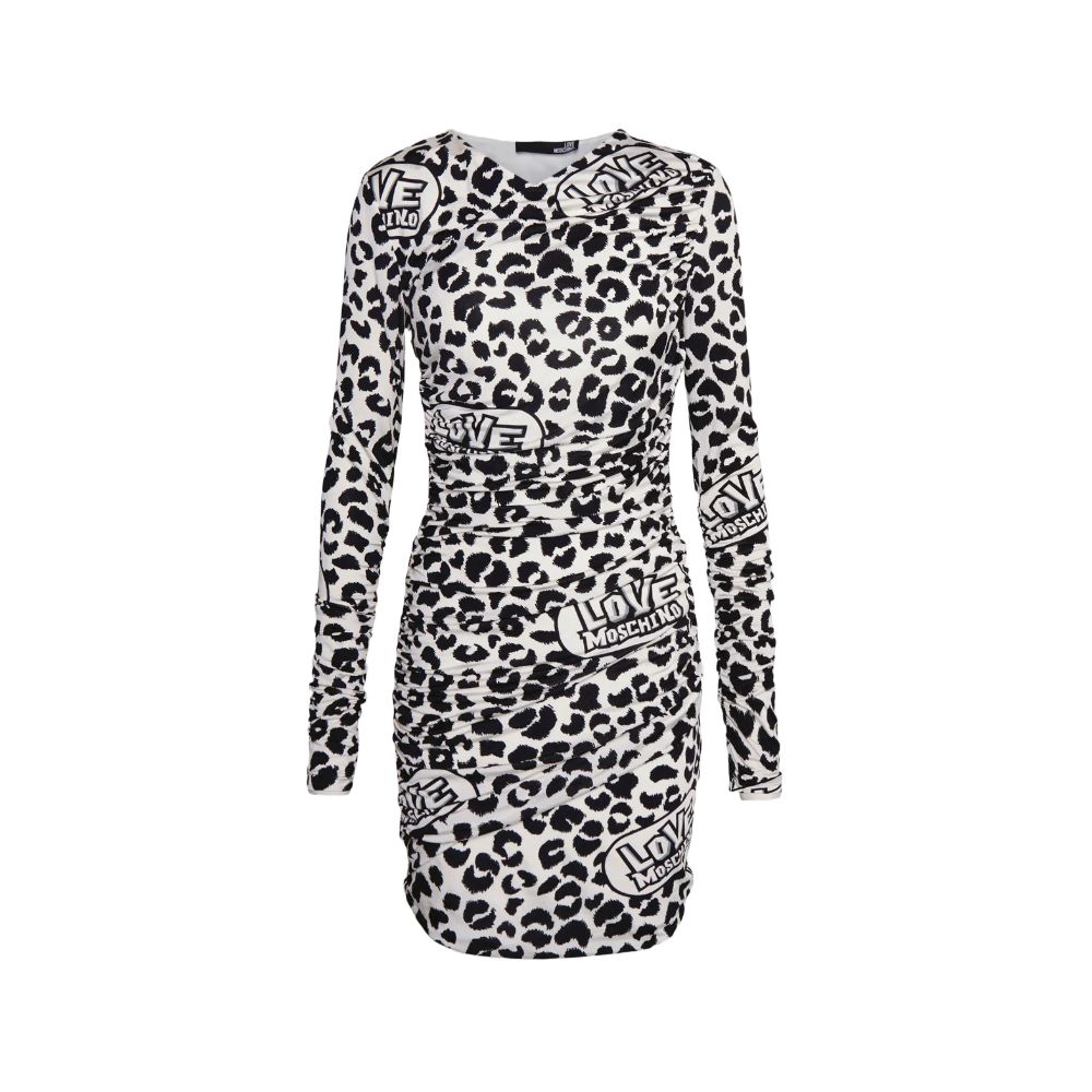 Robe en viscose blanche Love Moschino pour femme