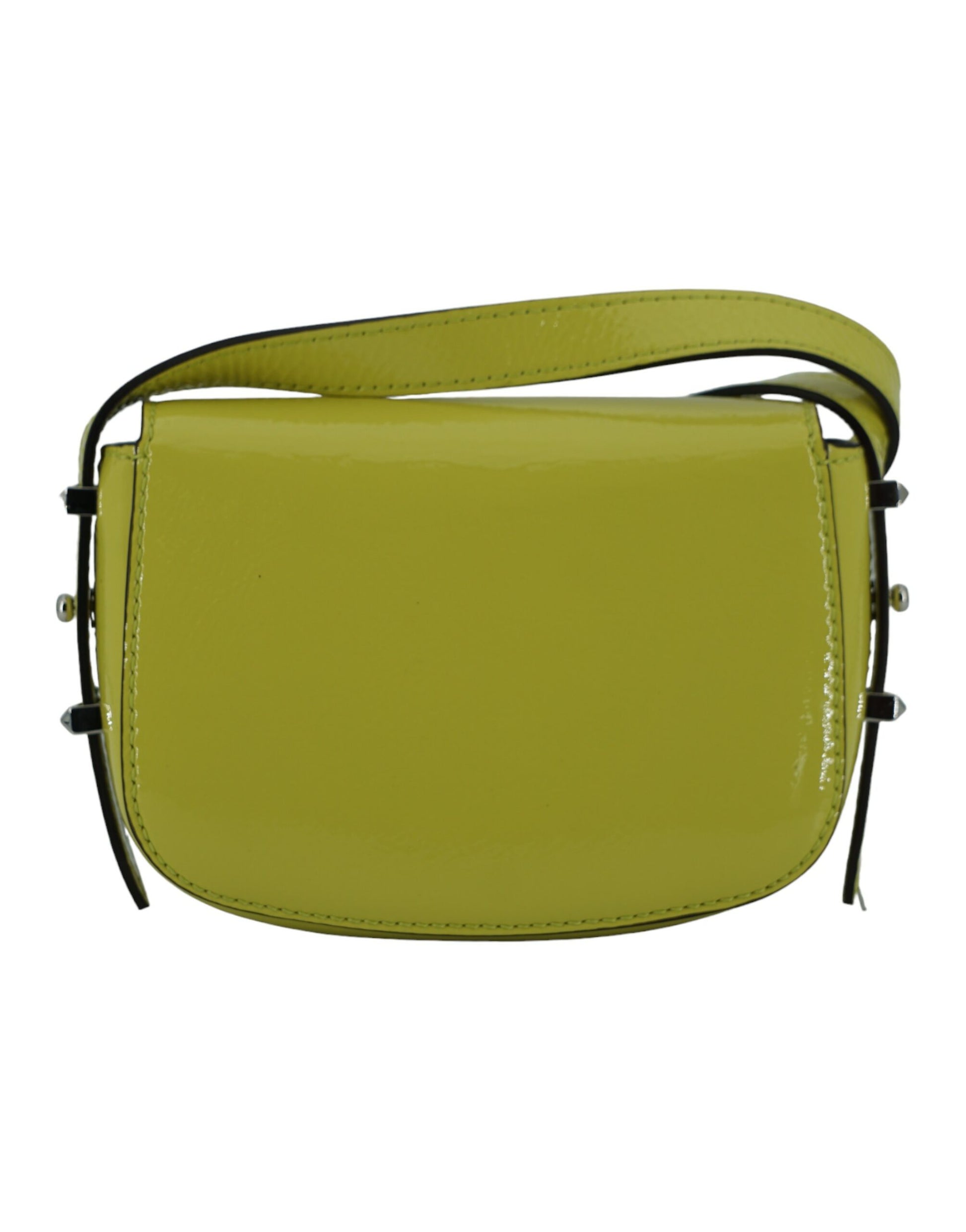 Petit sac à bandoulière Jimmy Choo en cuir jaune citron