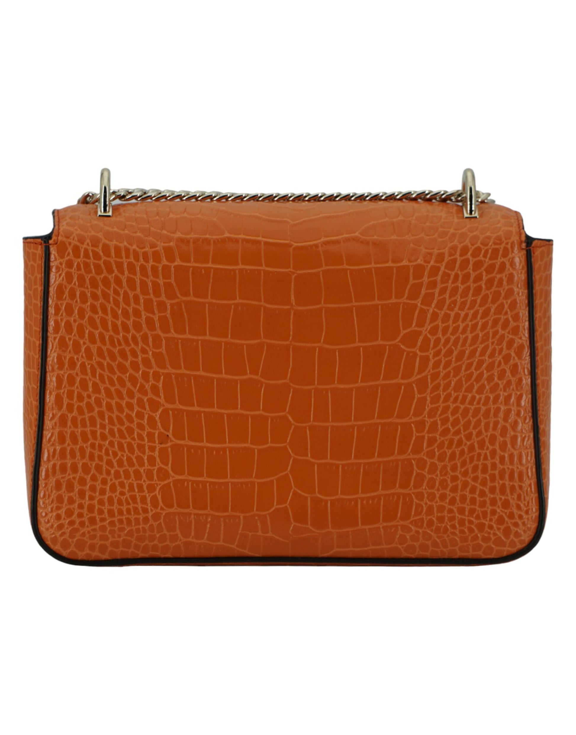 Sac à bandoulière Jimmy Choo en cuir orange ambré