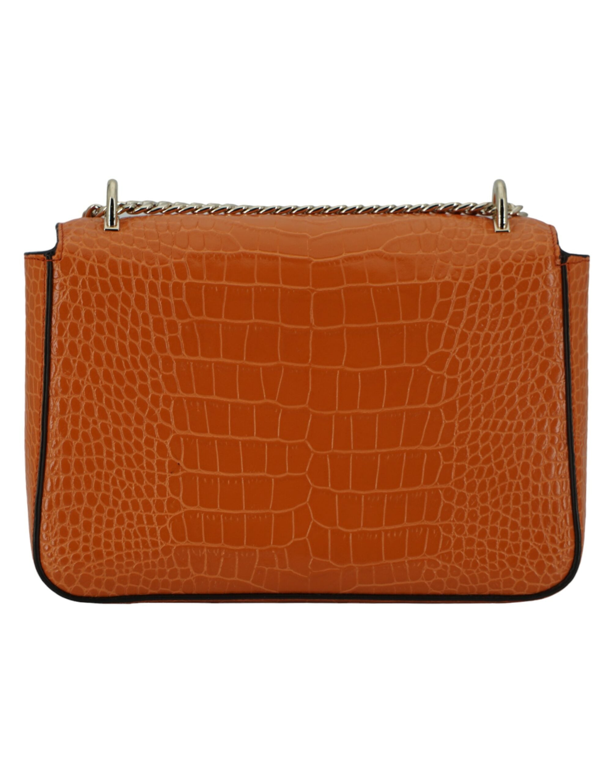 Sac à bandoulière Jimmy Choo en cuir orange ambré