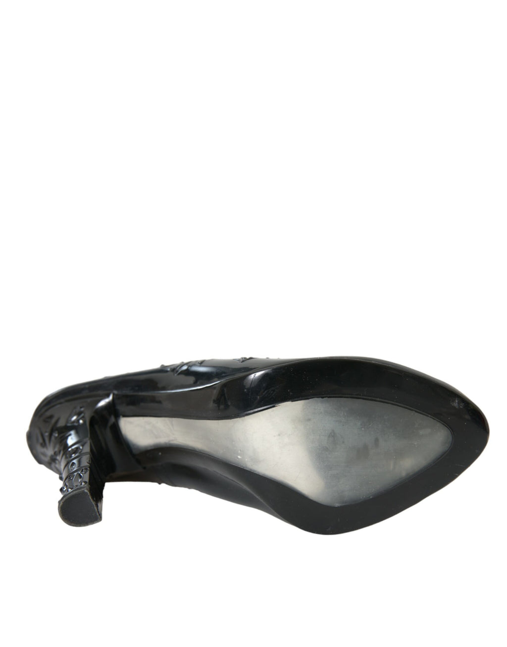 Escarpins à talons Dolce &amp; Gabbana en cristal noir CINDERELLA
