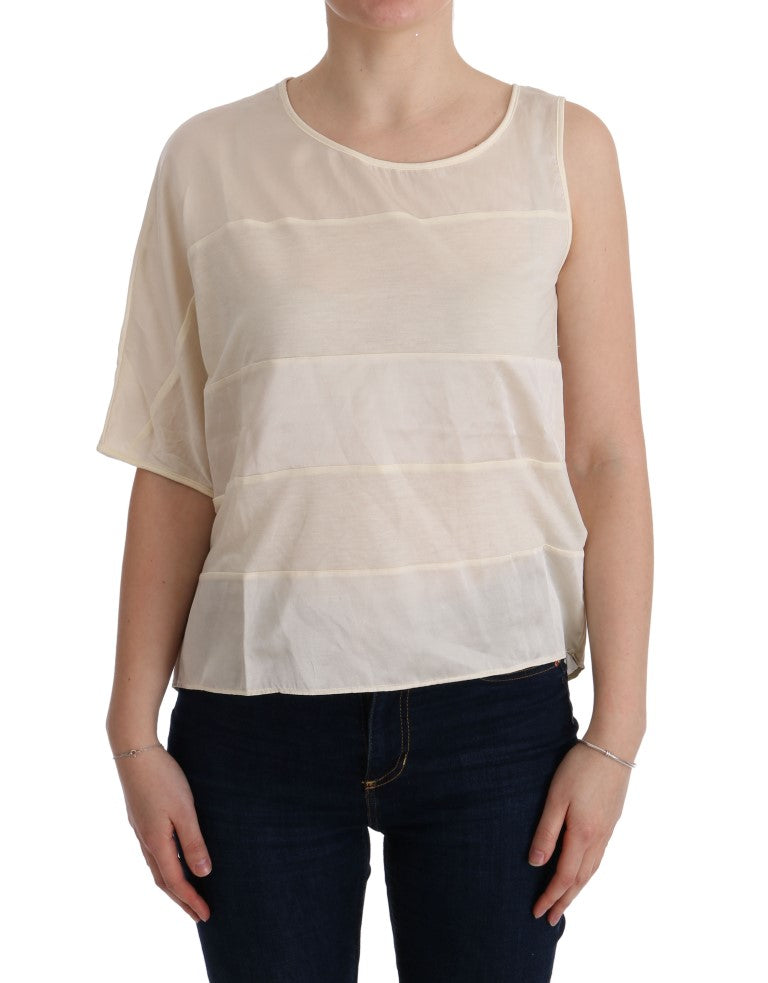 Chemisier asymétrique beige Costume National