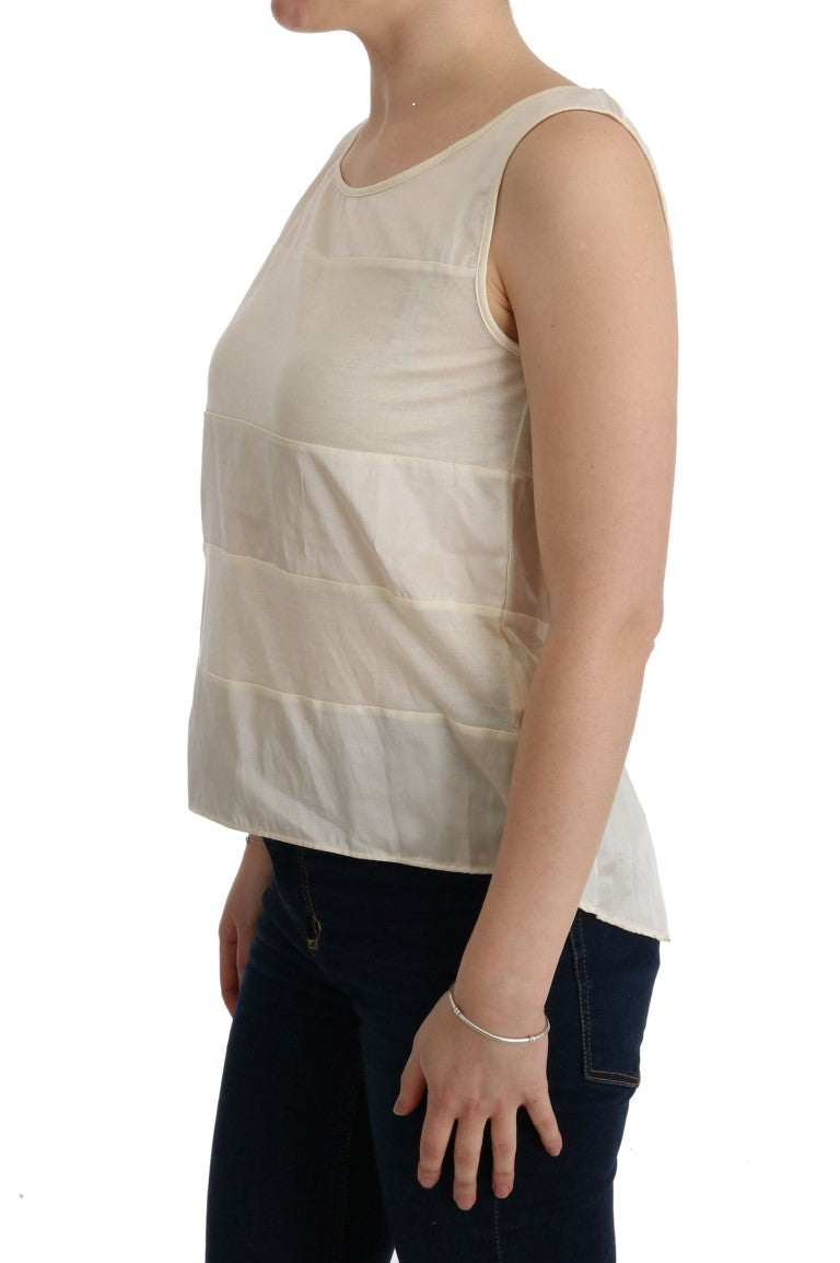 Chemisier asymétrique beige Costume National