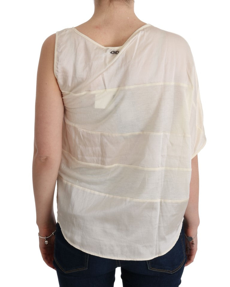 Chemisier asymétrique beige Costume National