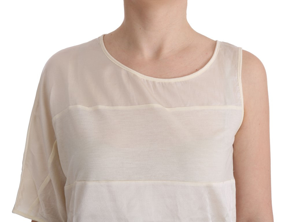 Chemisier asymétrique beige Costume National