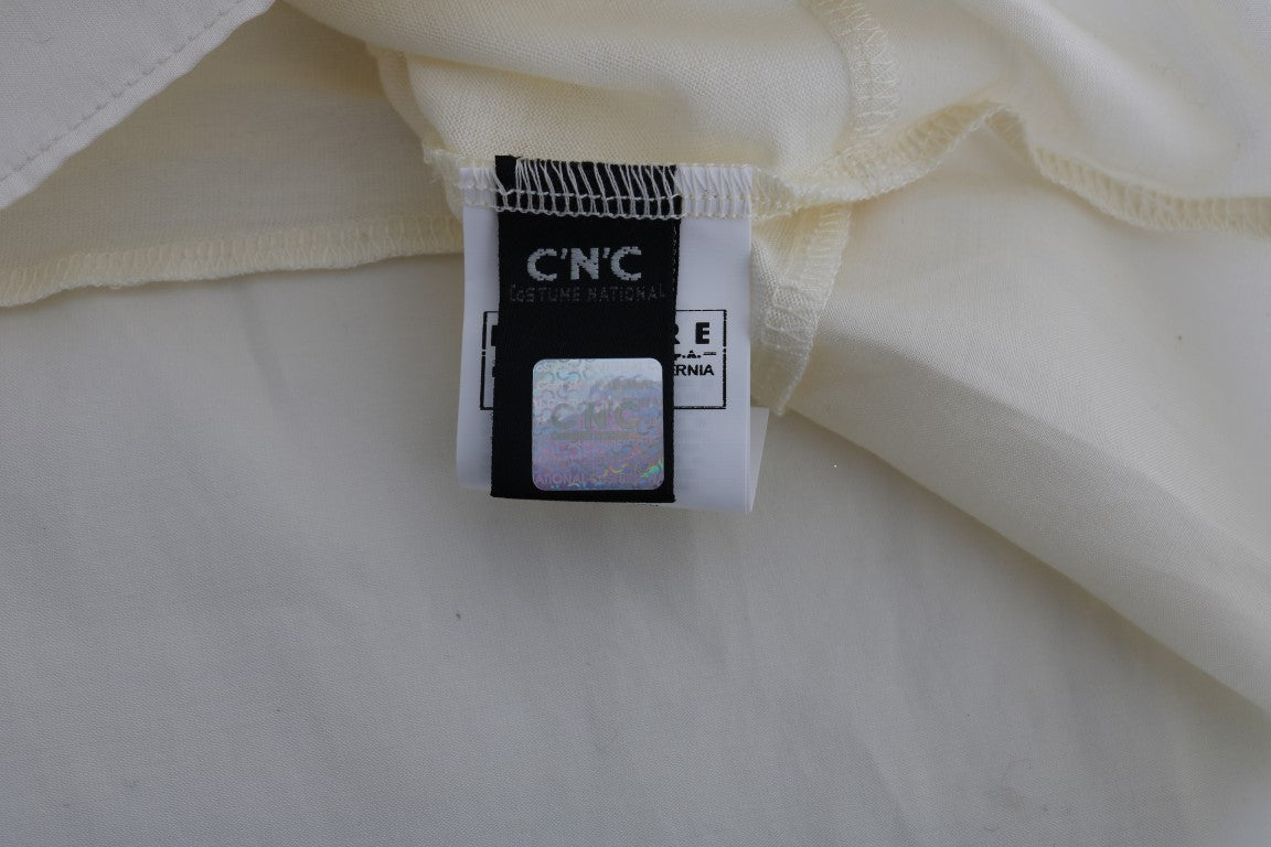 Chemisier asymétrique beige Costume National