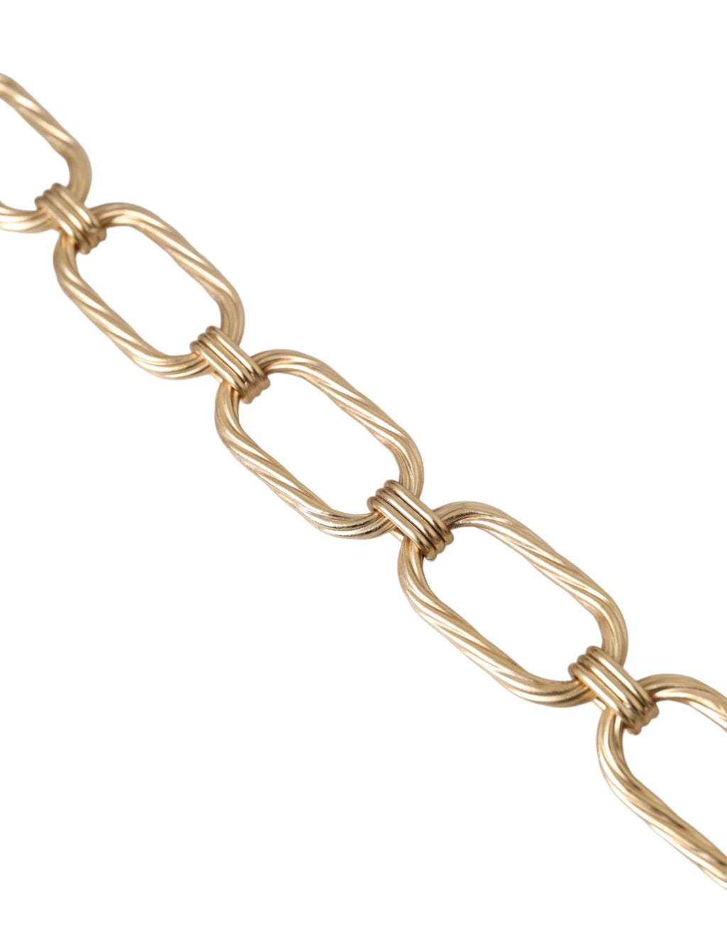 Collier Dolce &amp; Gabbana à gros maillons en laiton doré