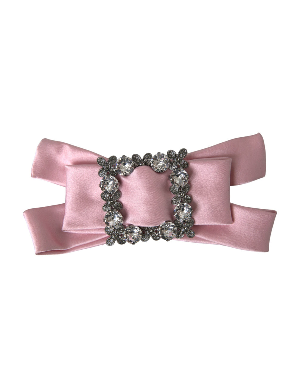 Broche à cheveux Dolce &amp; Gabbana en cristal satiné rose