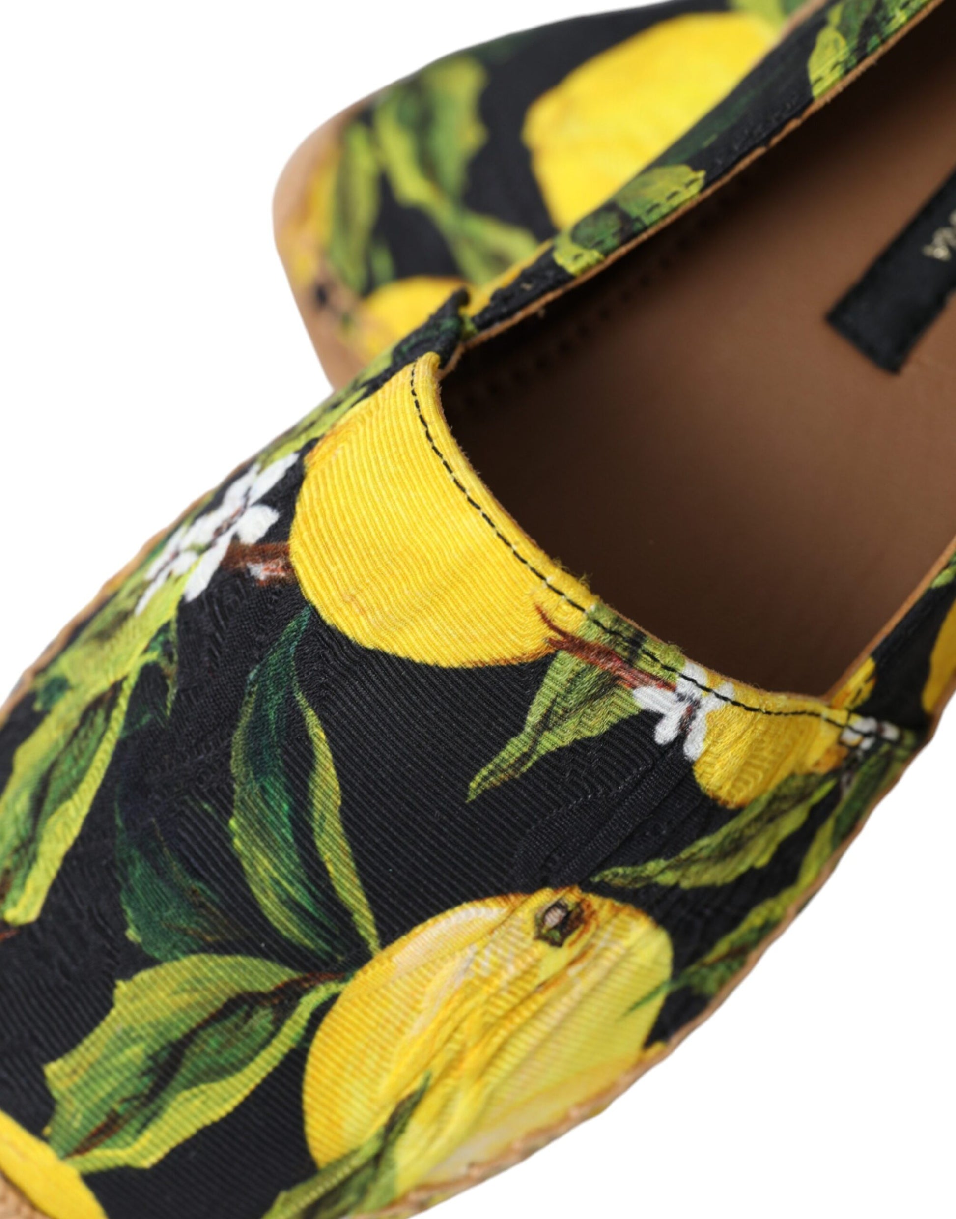 Espadrilles à enfiler Dolce &amp; Gabbana multicolores citron