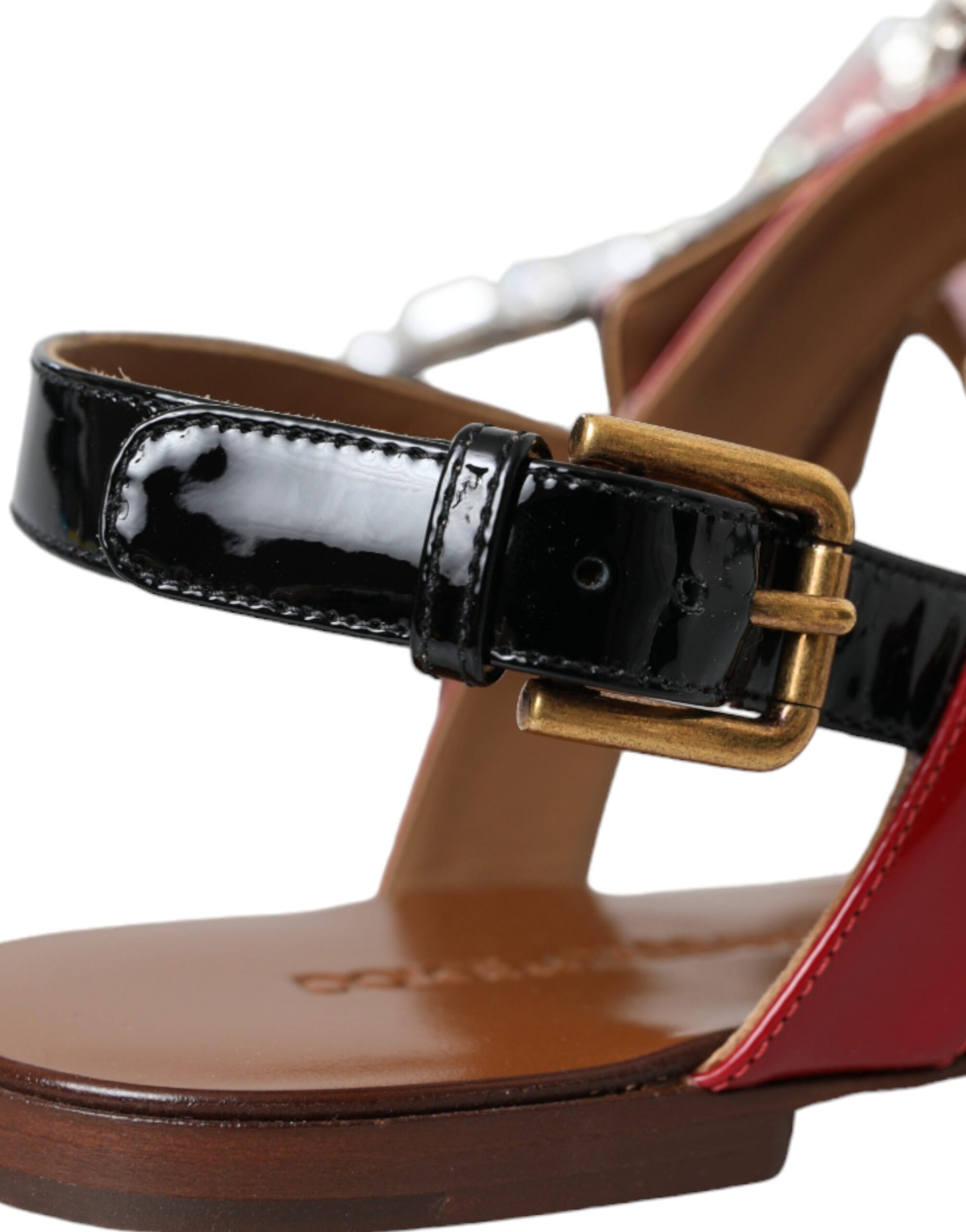Sandales et tongs Dolce &amp; Gabbana en cristal multicolore