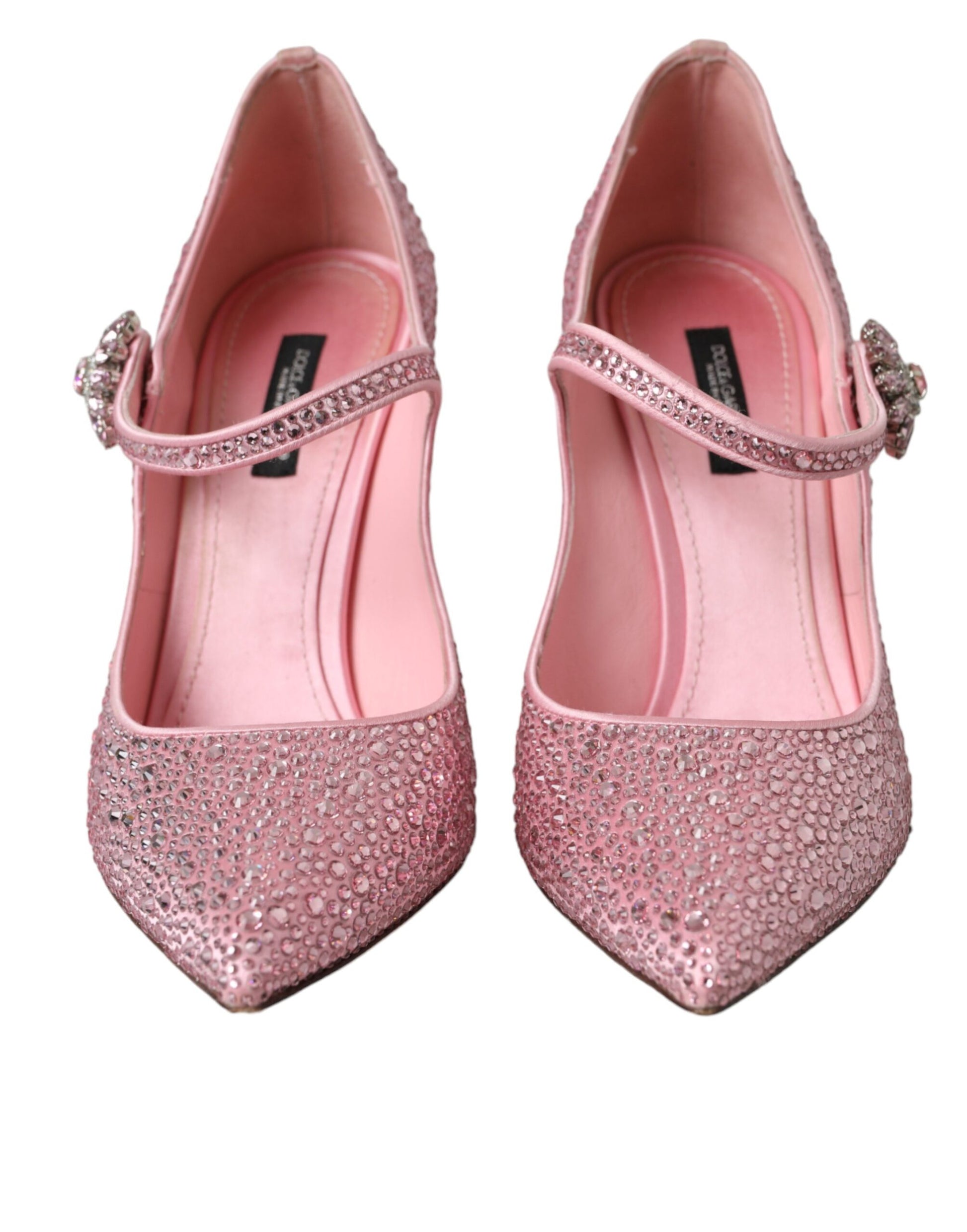 Escarpins Dolce &amp; Gabbana à talons et strass roses