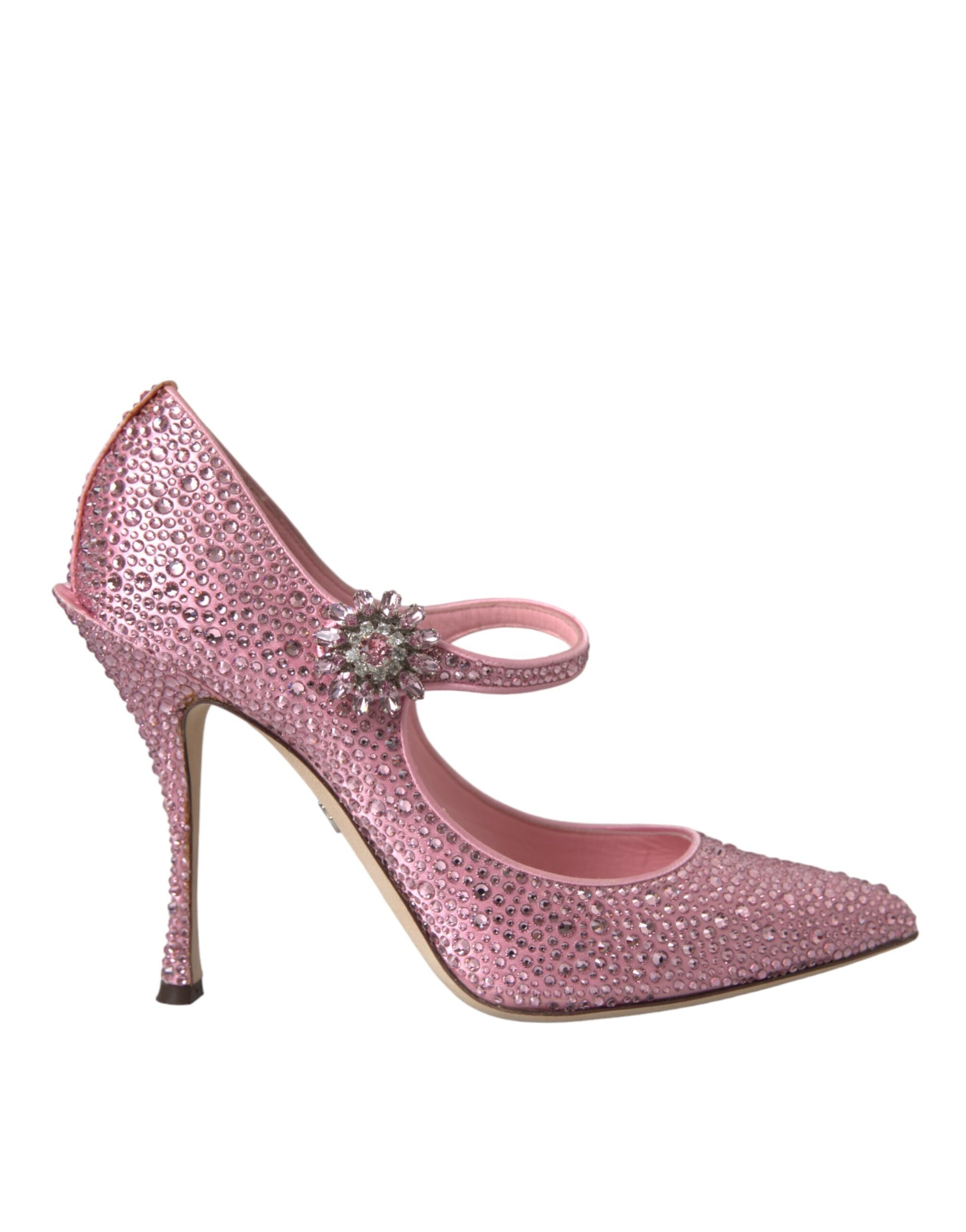 Escarpins Dolce &amp; Gabbana à talons et strass roses