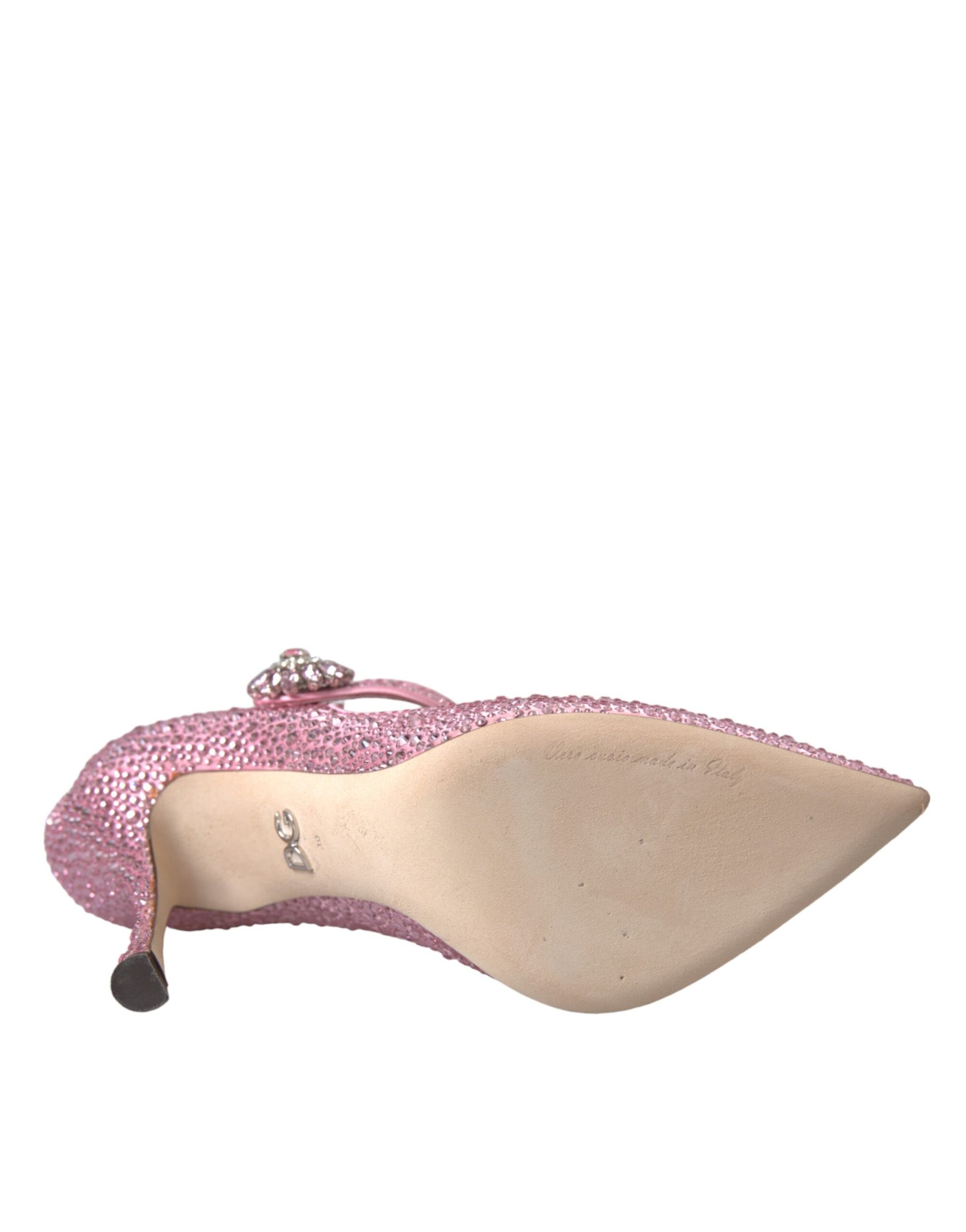 Escarpins Dolce &amp; Gabbana à talons et strass roses