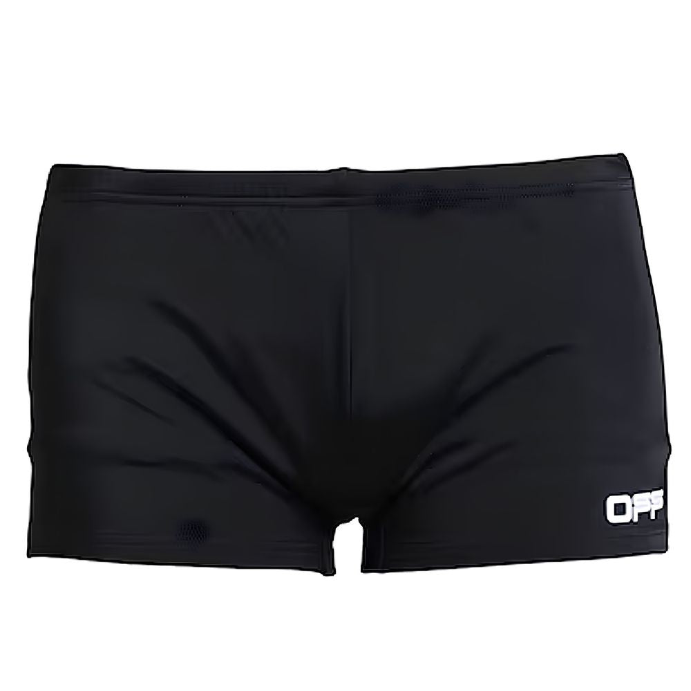 Maillot de bain homme en nylon noir Off-White