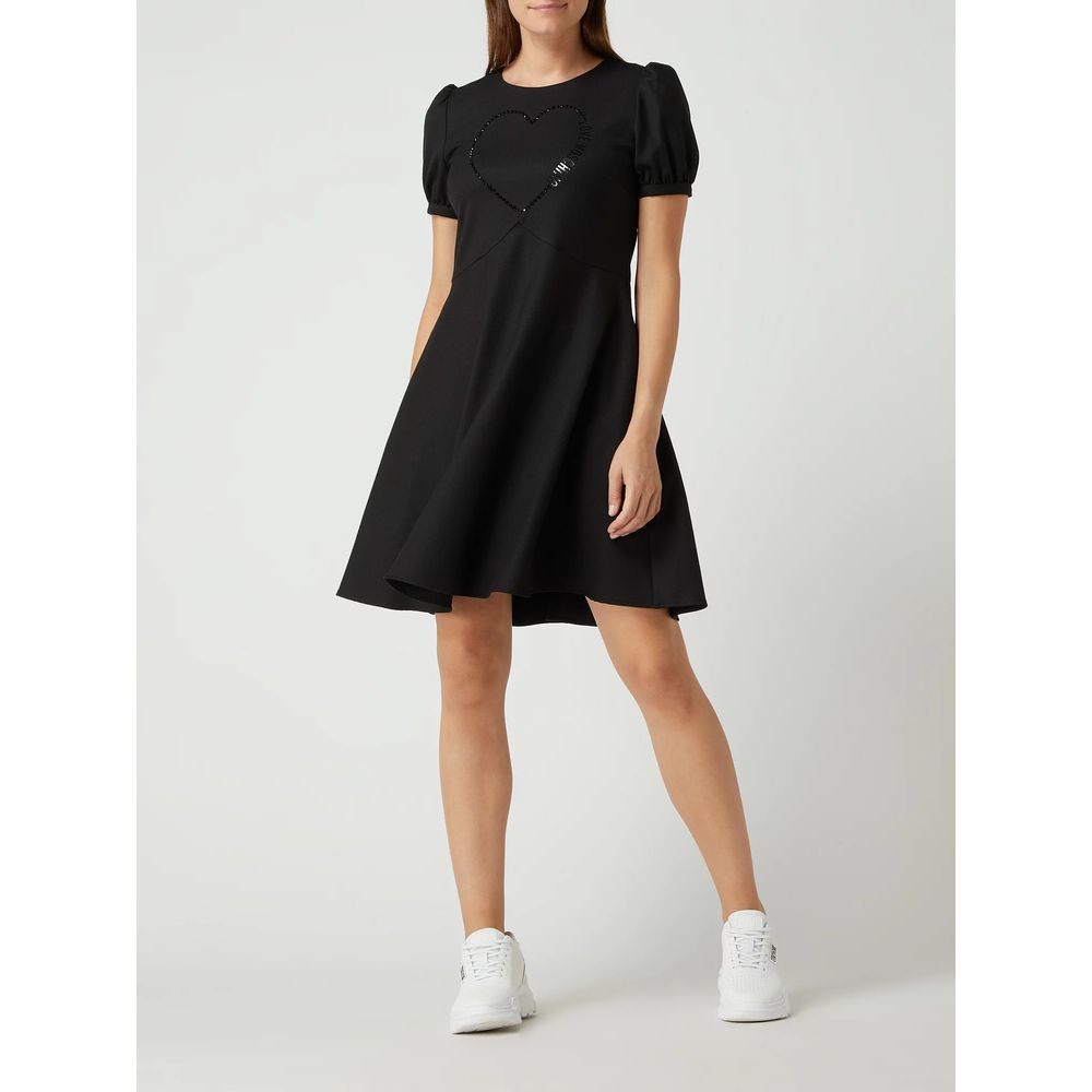 Robe en polyester noir Love Moschino pour femme