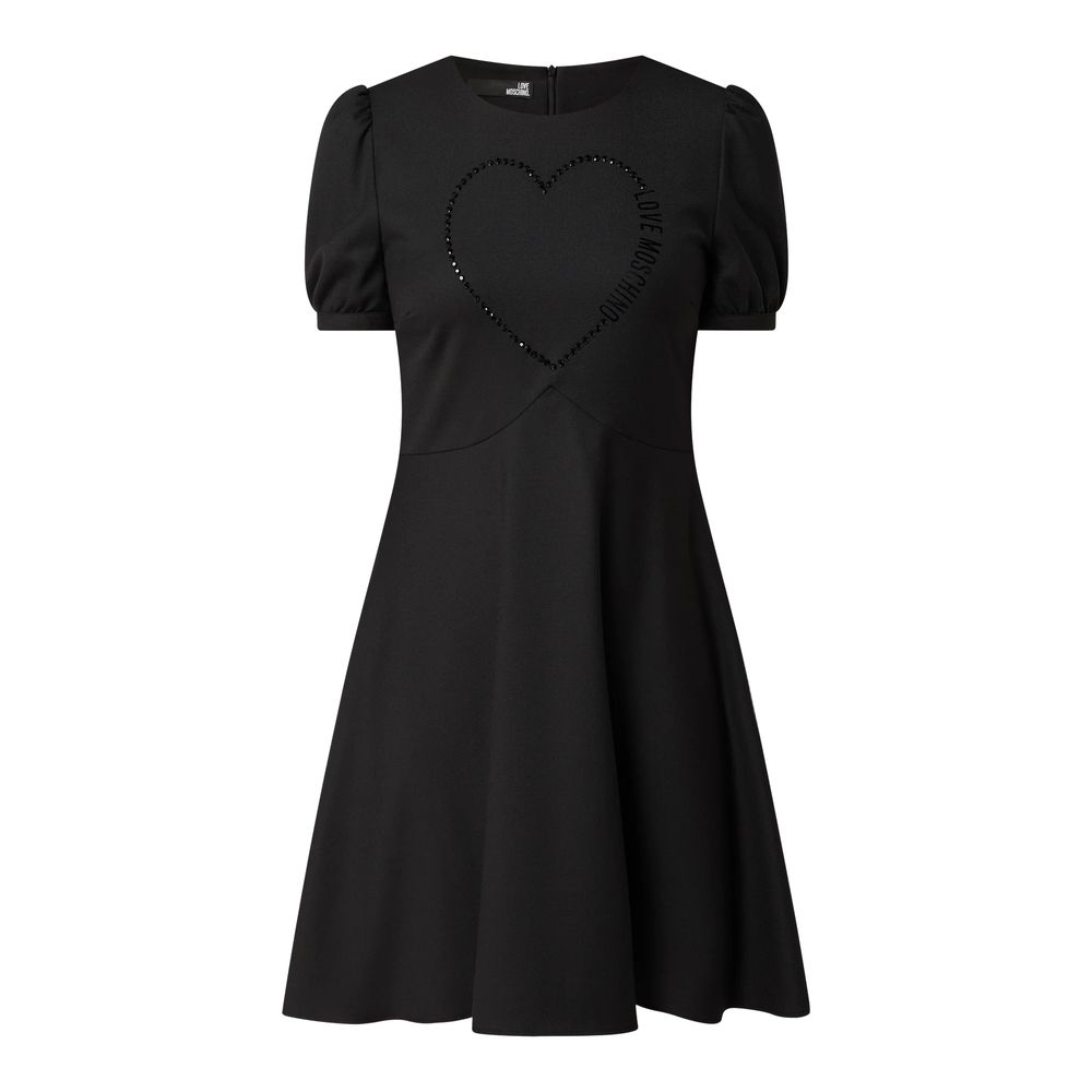 Robe en polyester noir Love Moschino pour femme