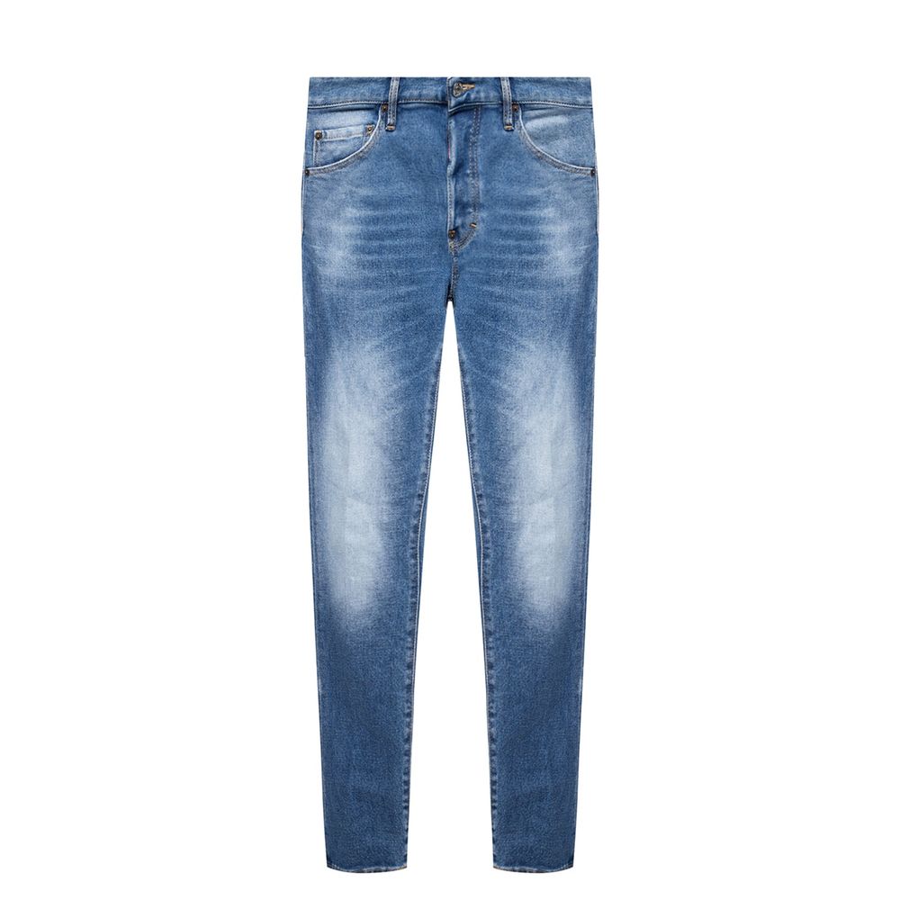Jean Dsquared² bleu en coton vieilli pour homme