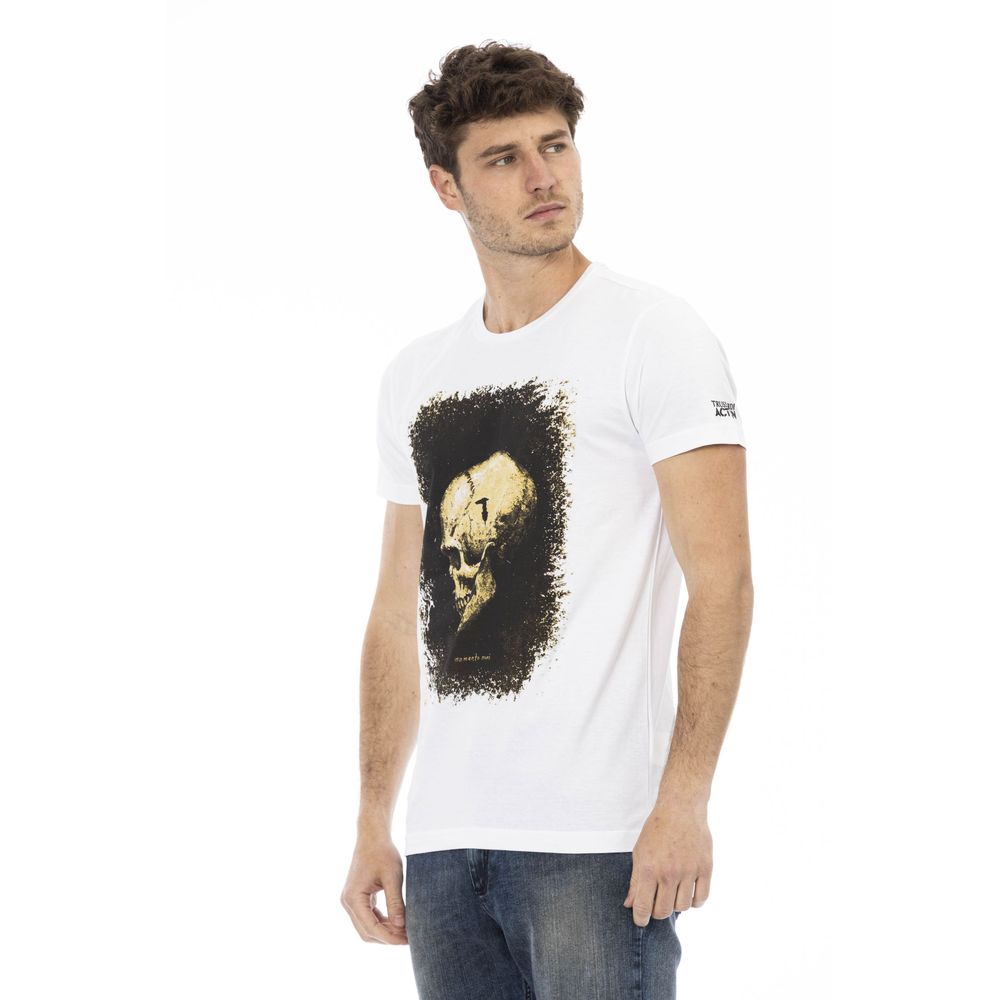 T-shirt homme Trussardi Action en coton blanc