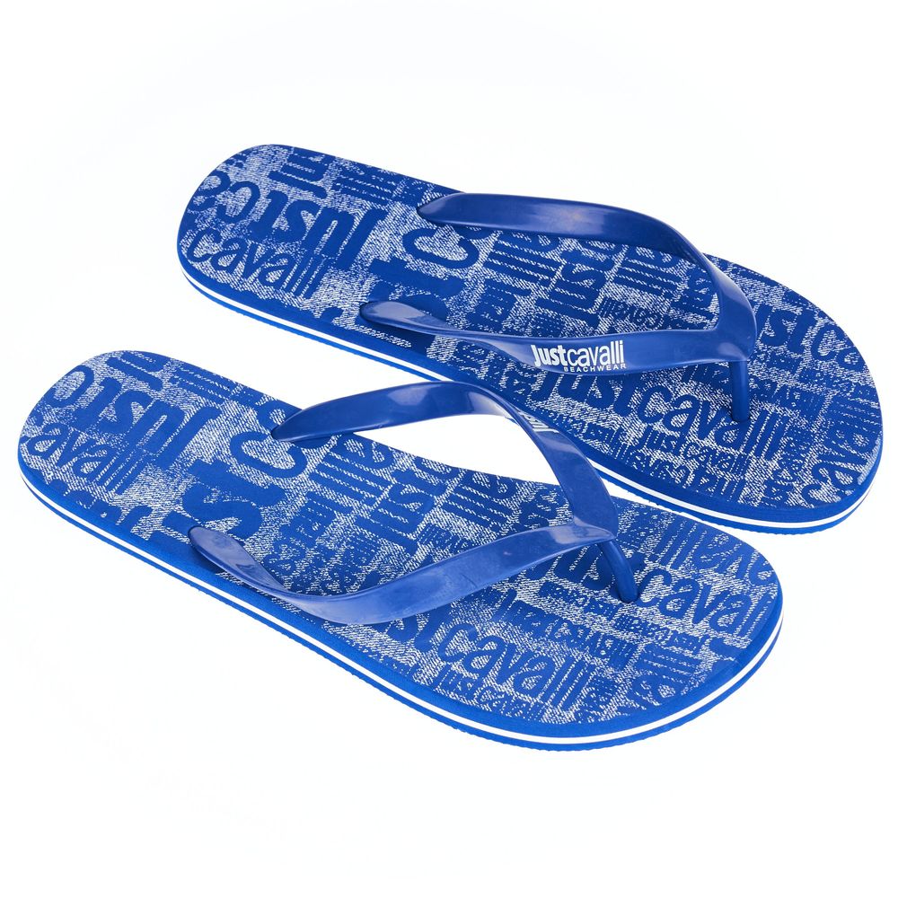 Sandale pour homme Just Cavalli bleu clair EVA