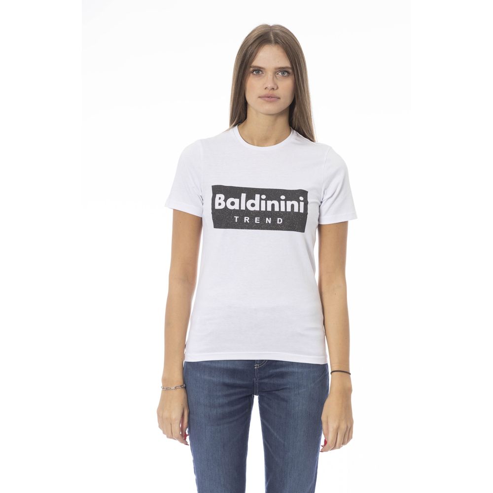 Haut en coton blanc tendance Baldinini pour femme