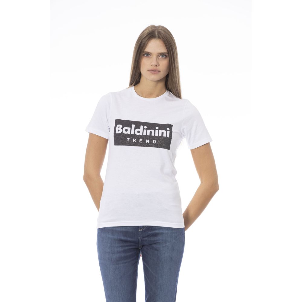 Haut en coton blanc tendance Baldinini pour femme