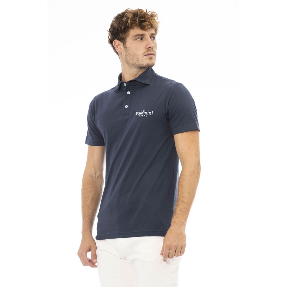 Polo homme en coton bleu tendance Baldinini