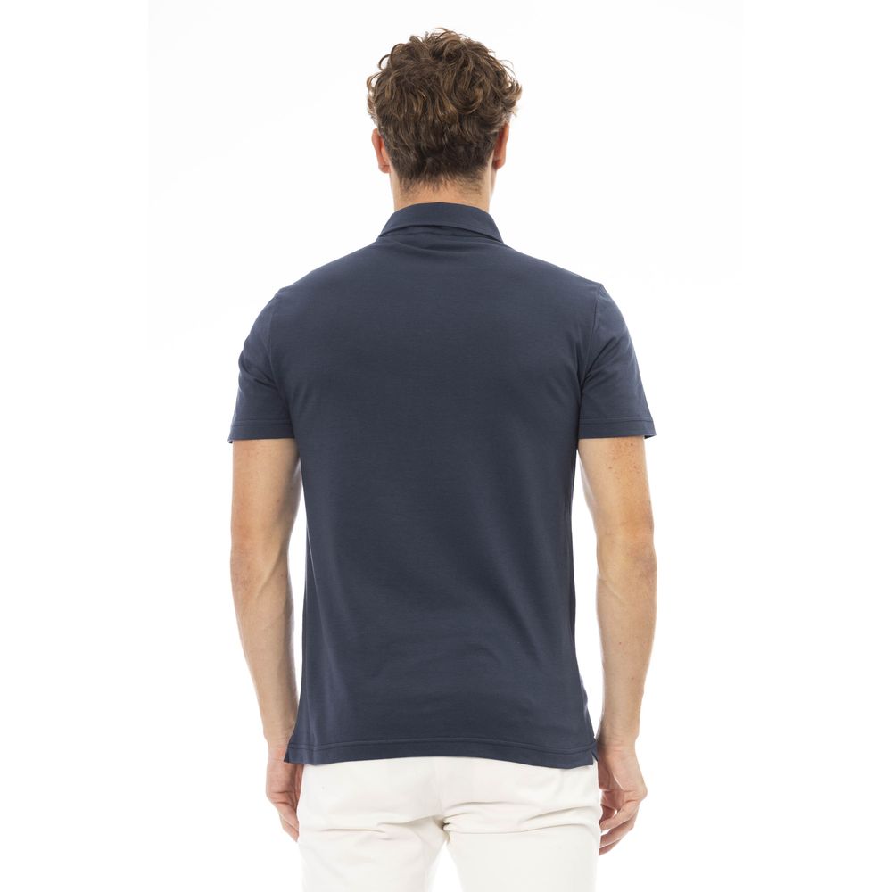 Polo homme en coton bleu tendance Baldinini