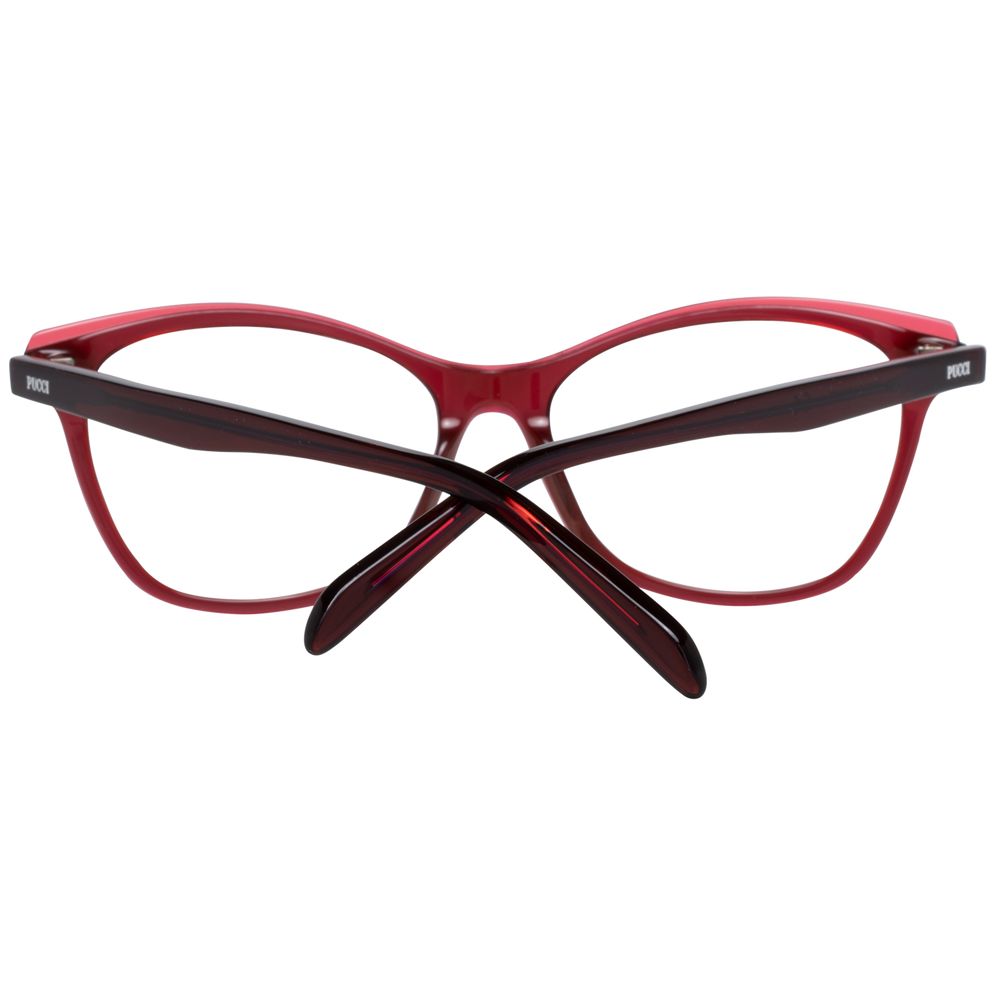 Emilio Pucci Red Plastic Glasses (Frames)