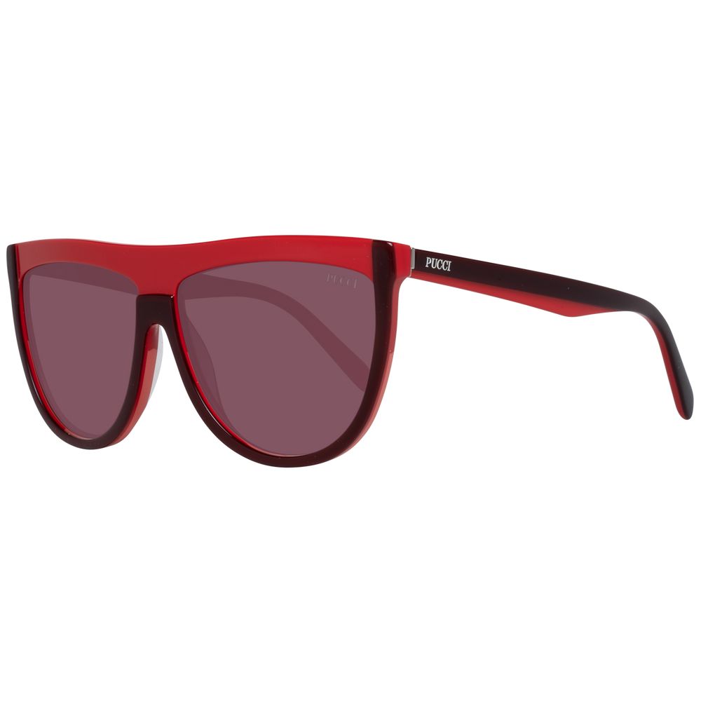Lunettes de soleil bordeaux Emilio Pucci pour femme