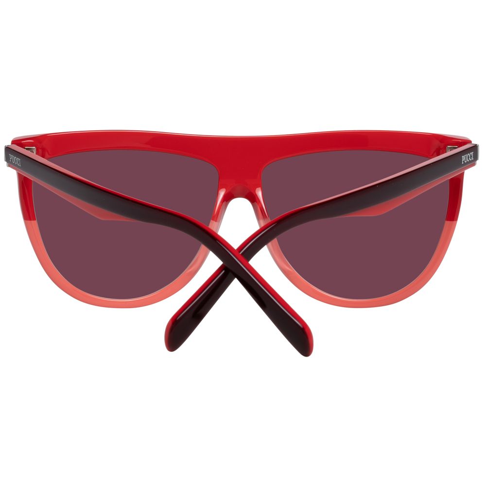 Lunettes de soleil bordeaux Emilio Pucci pour femme