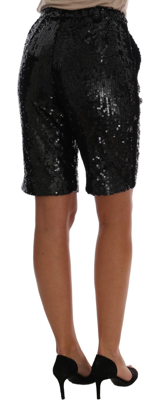 Short tendance noir à paillettes Dolce &amp; Gabbana