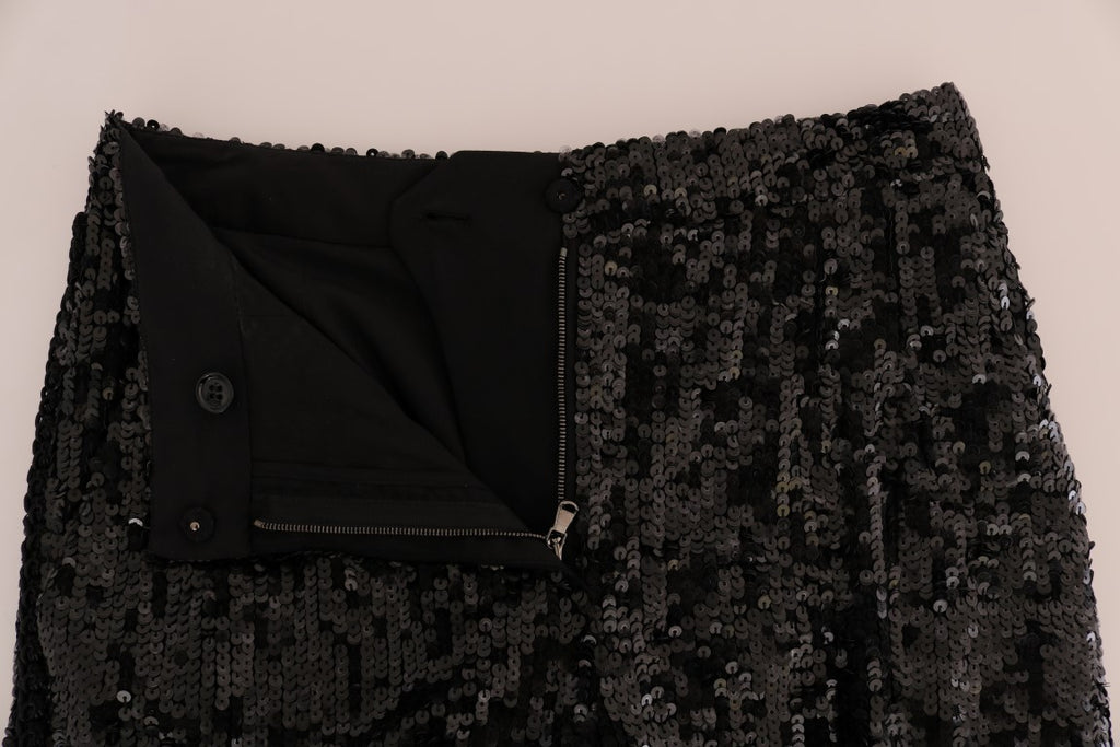 Short tendance noir à paillettes Dolce &amp; Gabbana
