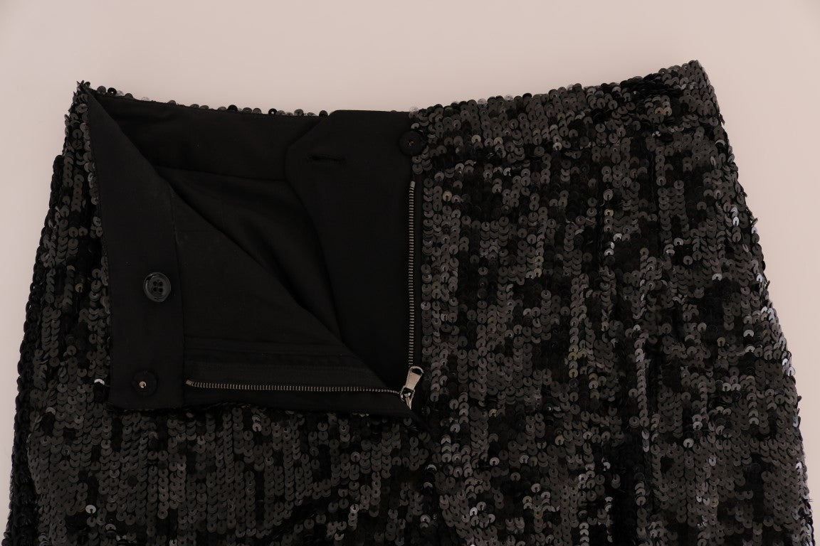 Short tendance noir à paillettes Dolce &amp; Gabbana