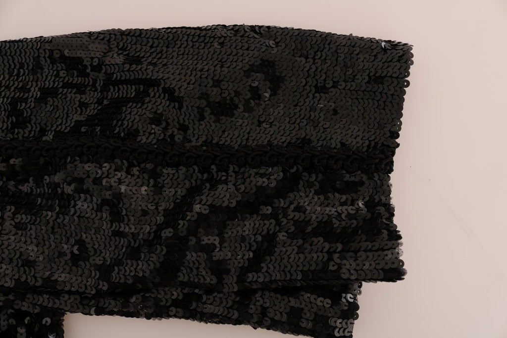 Short tendance noir à paillettes Dolce &amp; Gabbana