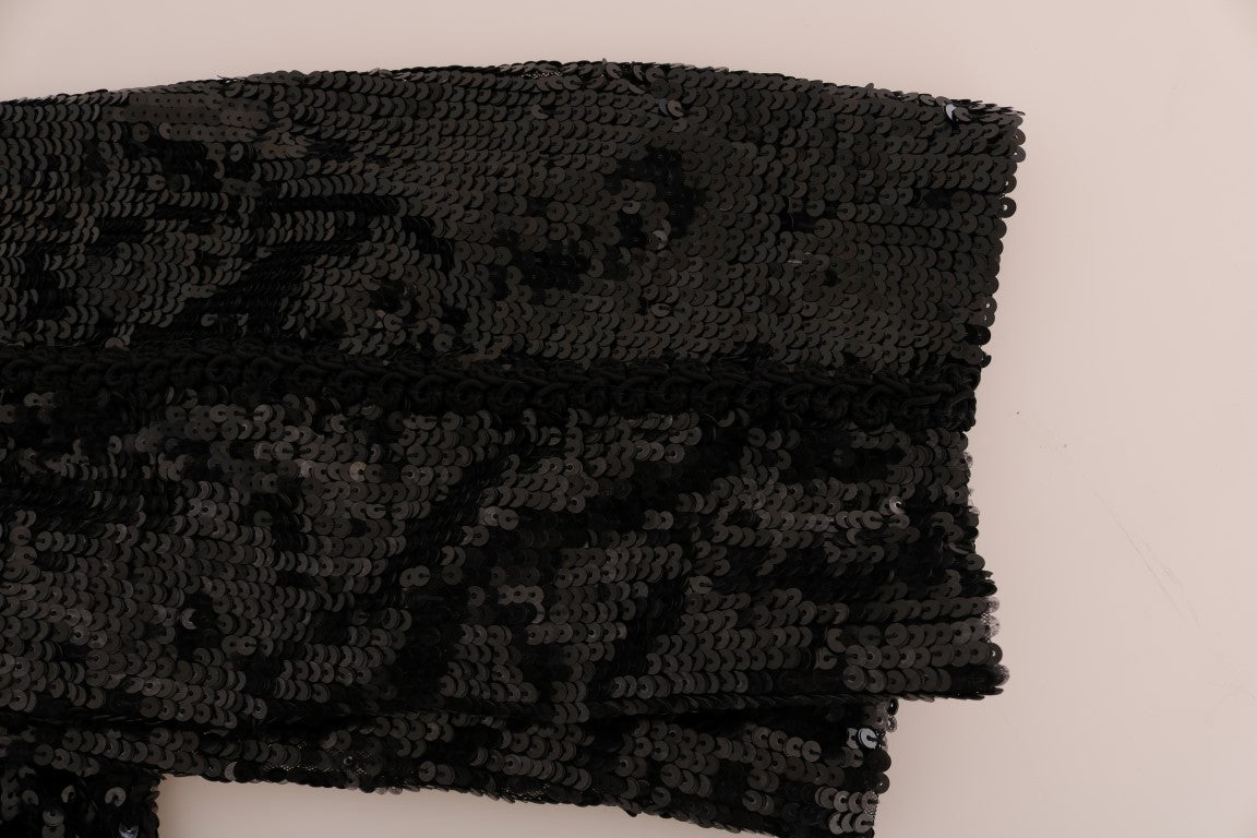 Short tendance noir à paillettes Dolce &amp; Gabbana