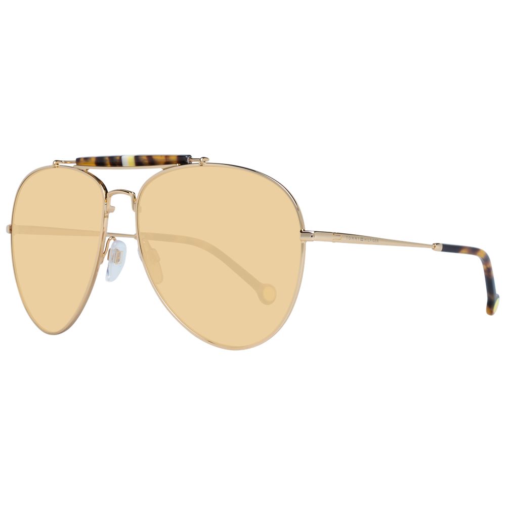 Lunettes de soleil Tommy Hilfiger dorées pour femme