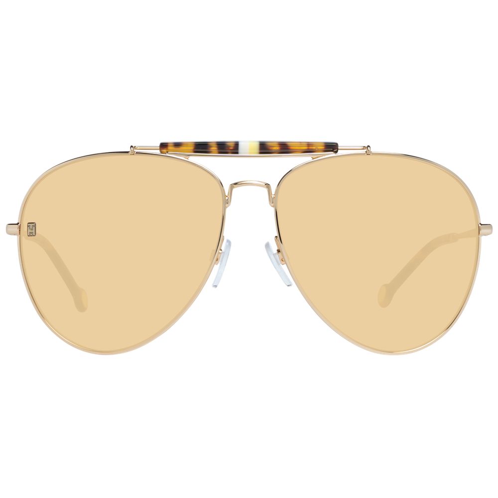 Lunettes de soleil Tommy Hilfiger dorées pour femme