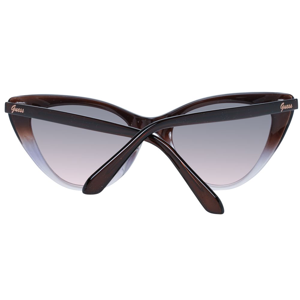 Lunettes de soleil Guess marron pour femme