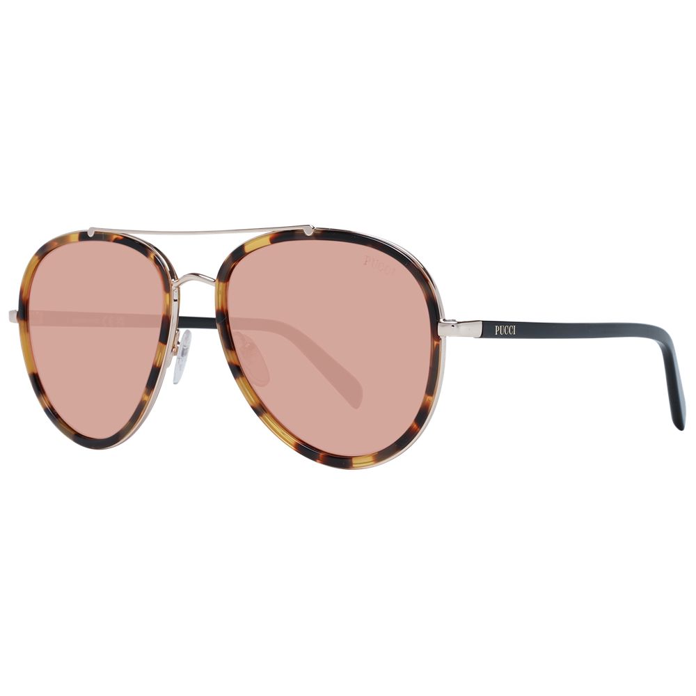 Lunettes de soleil marron pour femme Emilio Pucci