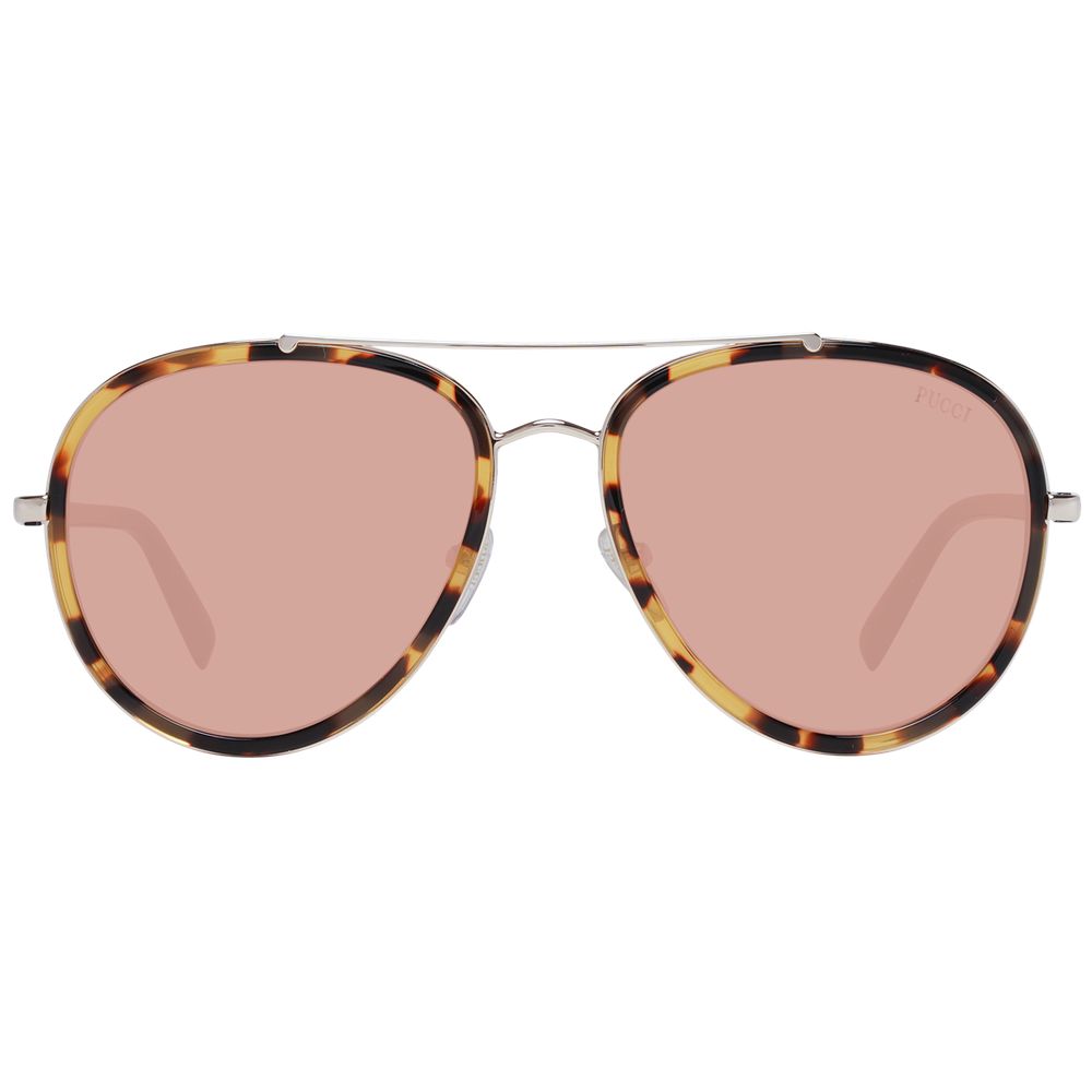 Lunettes de soleil marron pour femme Emilio Pucci