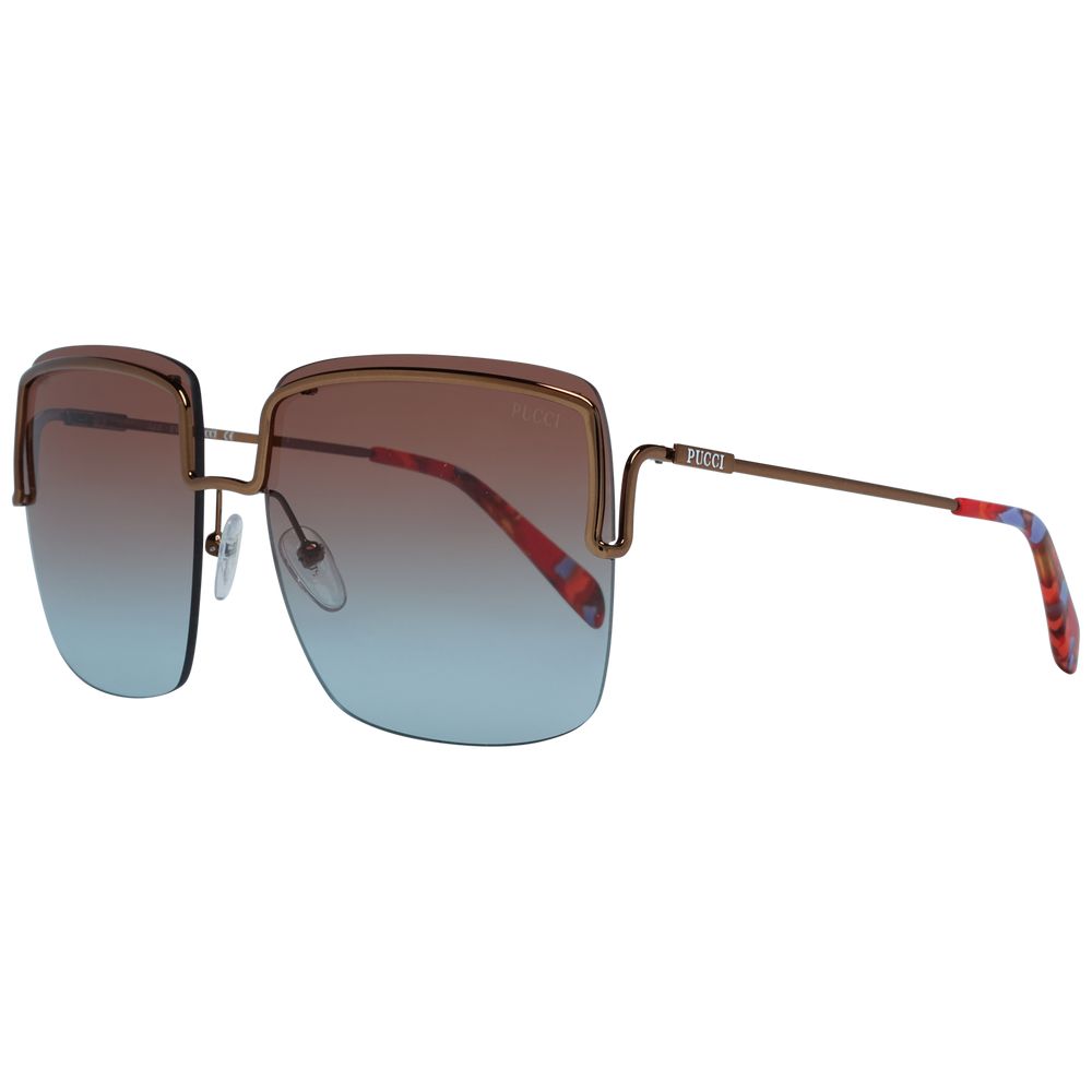 Lunettes de soleil bronze Emilio Pucci pour femme