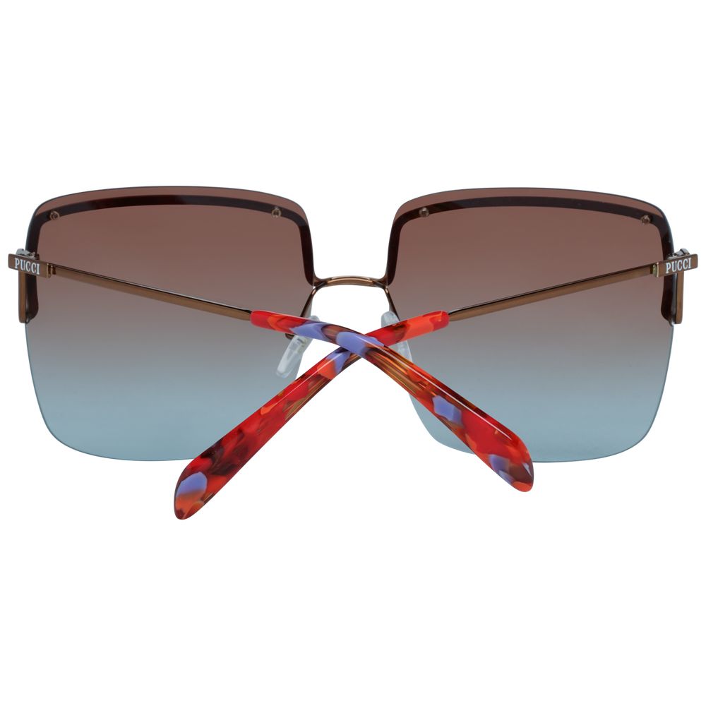 Lunettes de soleil bronze Emilio Pucci pour femme