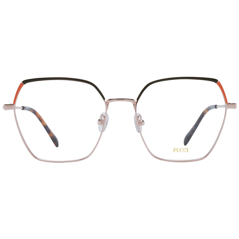 Emilio Pucci Rose Gold Metal Glasses (Frames)