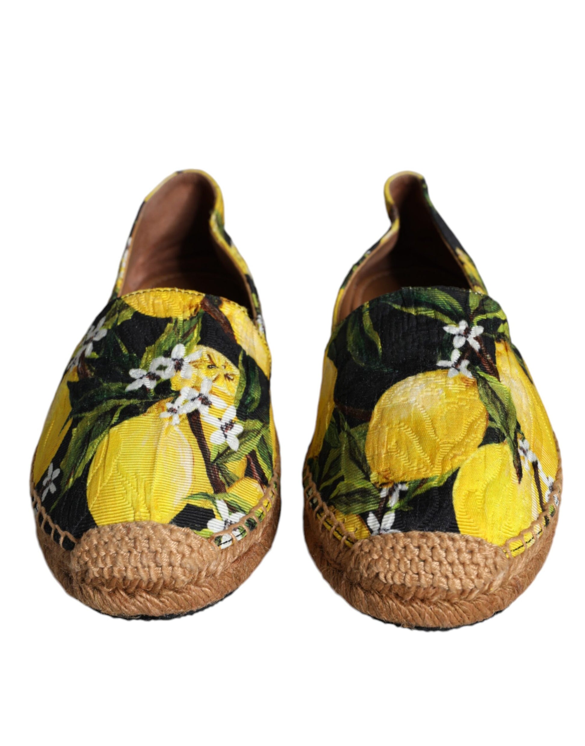 Espadrilles à enfiler Dolce &amp; Gabbana multicolores citron