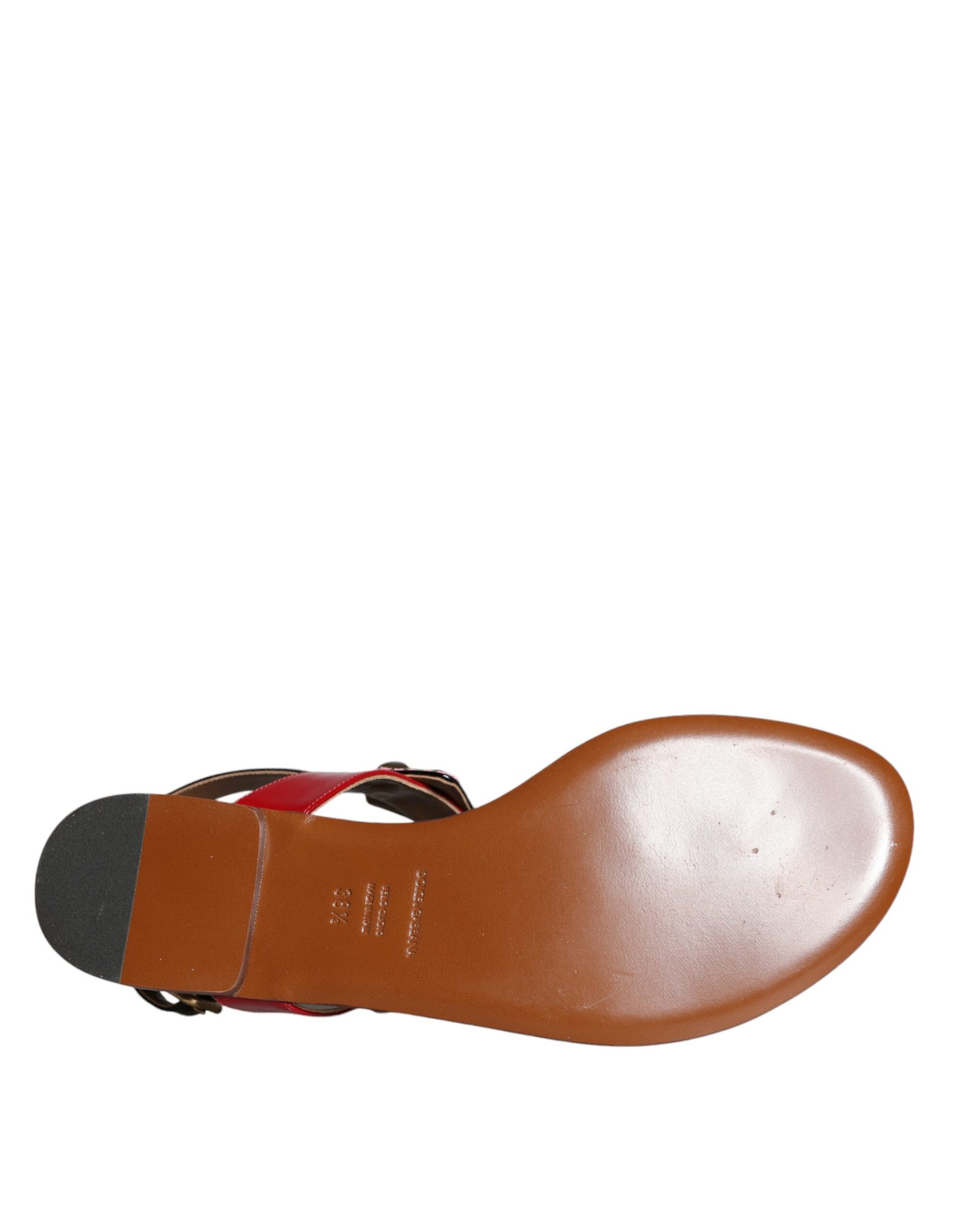 Sandales et tongs Dolce &amp; Gabbana en cristal multicolore