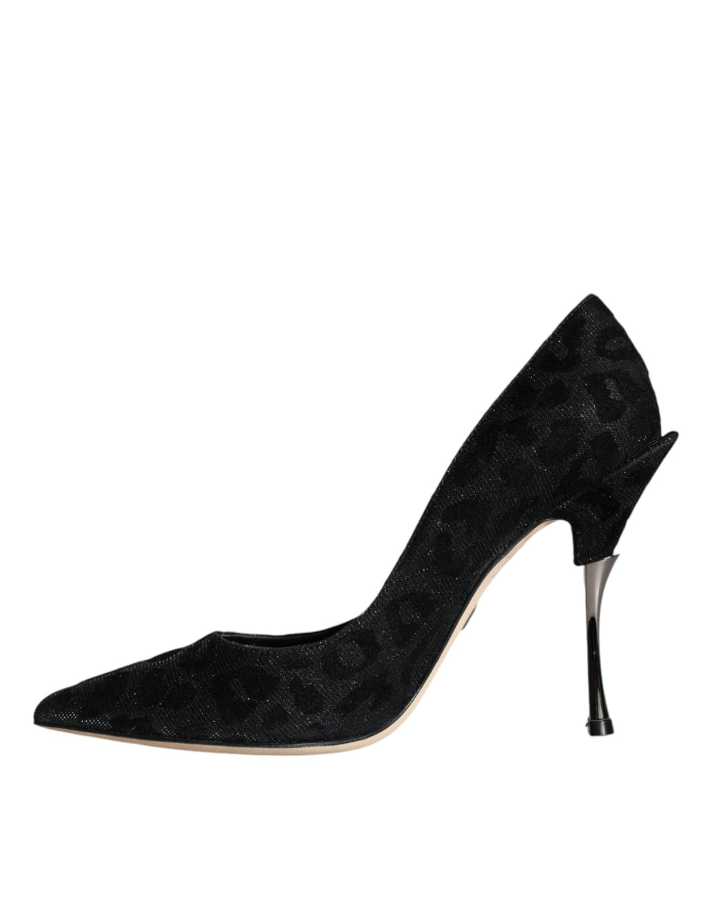 Escarpins à talons hauts Dolce &amp; Gabbana en lurex léopard noir