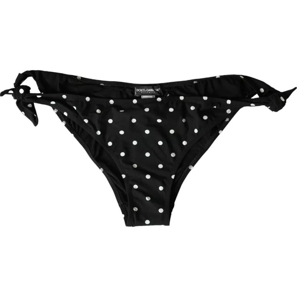 Maillot de bain Dolce &amp; Gabbana à pois noirs
