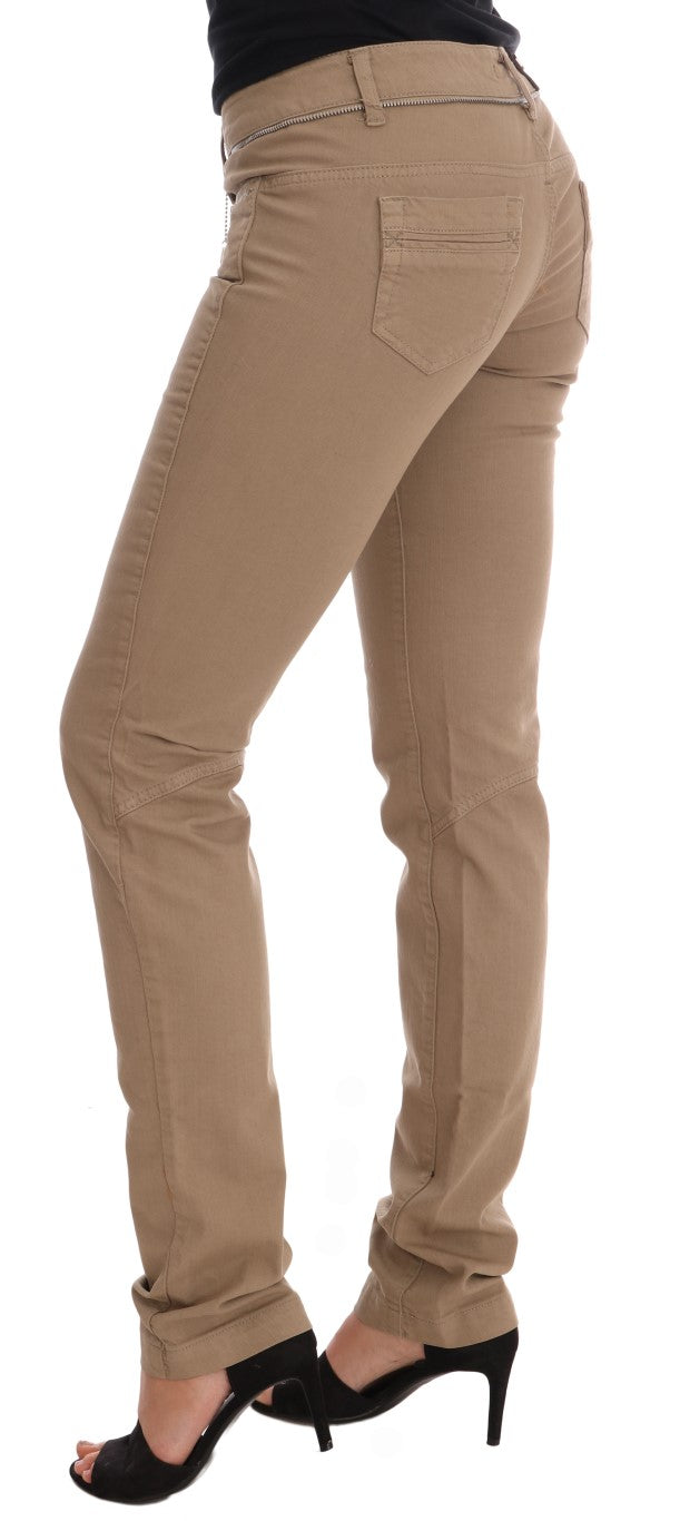 Jean slim en coton stretch beige Costume National