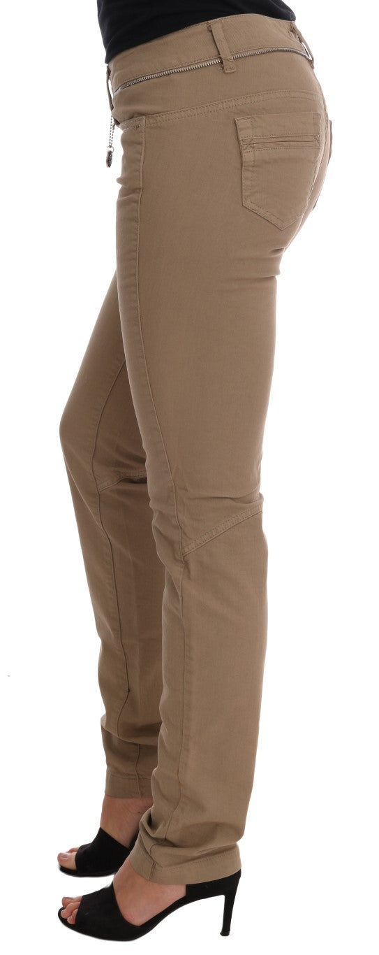 Jean slim en coton stretch beige Costume National